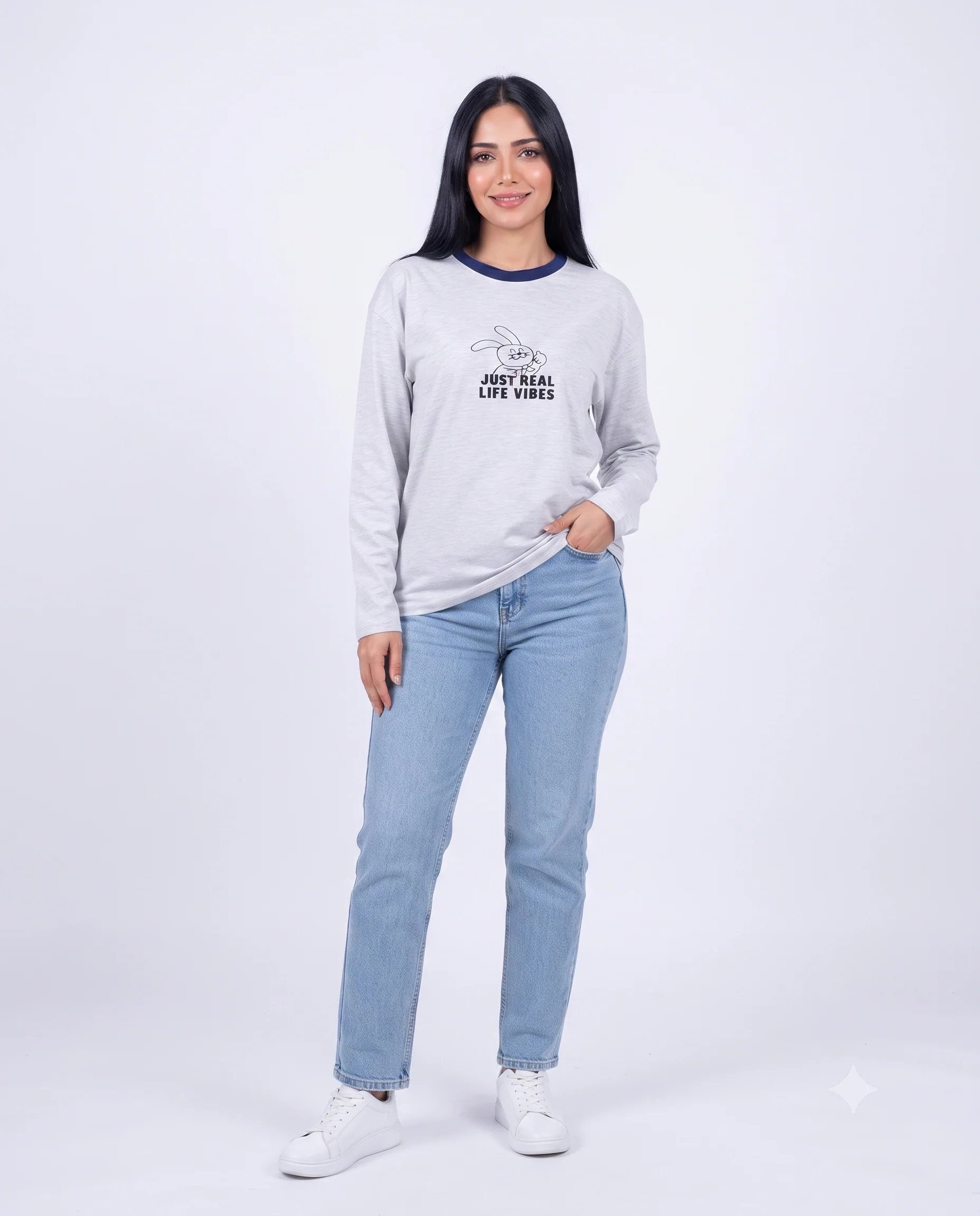 Women Printed Long Sleeves T-Shirt - Image 2