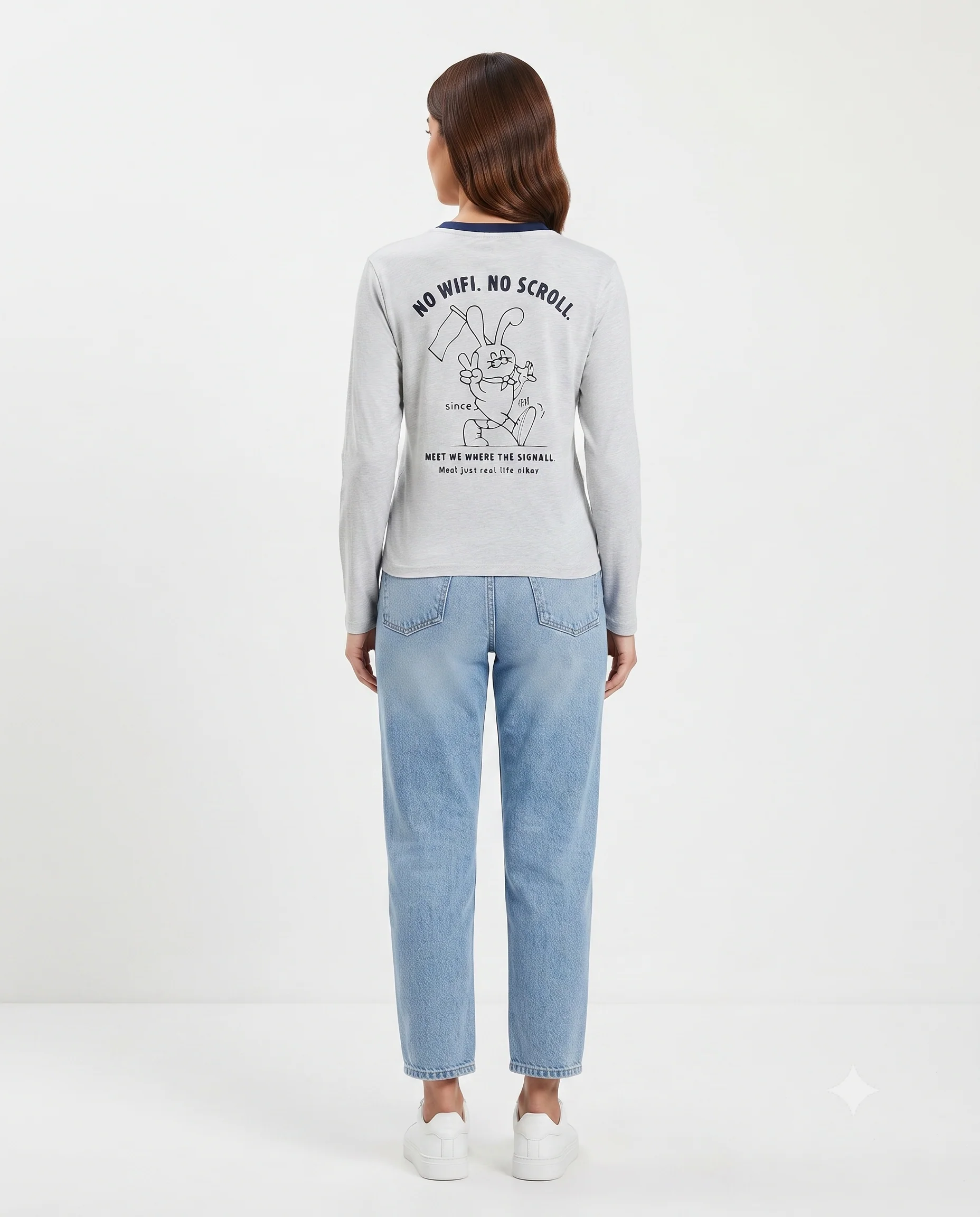 Women Printed Long Sleeves T-Shirt - Image 3