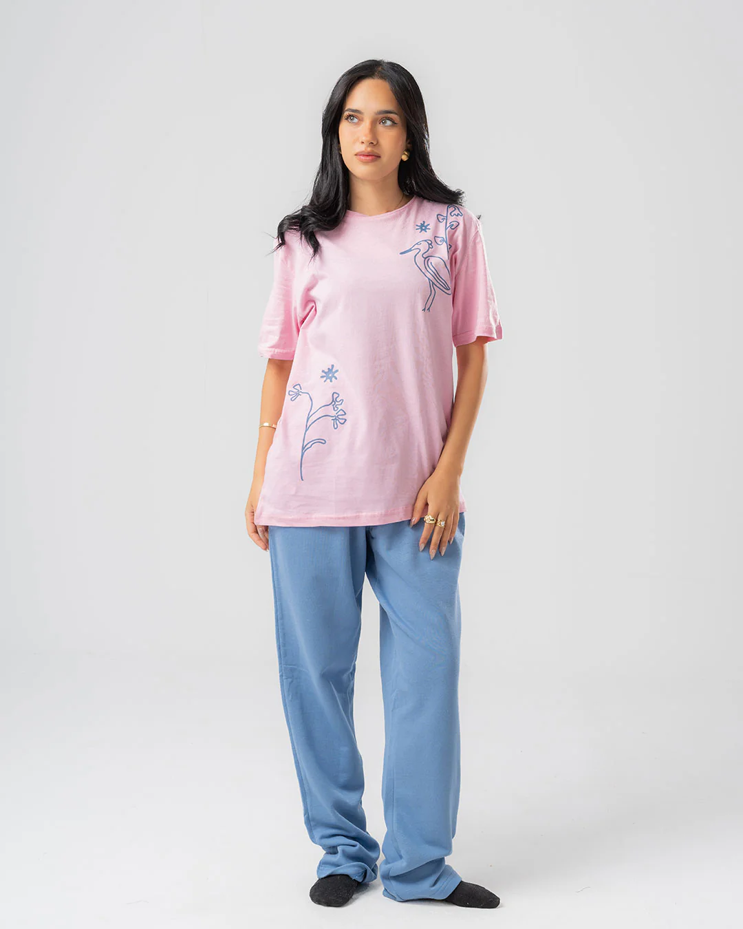 Women Printed PJ Set