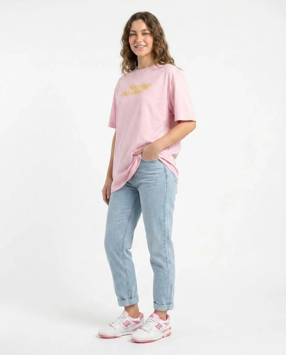 Women Printed T-shirt Over Size - Image 2