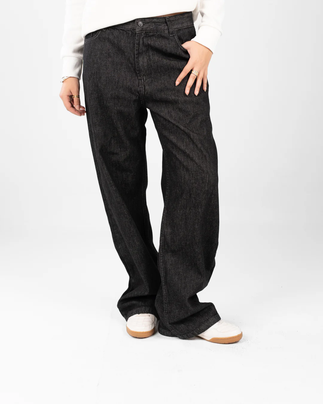 Women’s Baggy Jeans - Image 2
