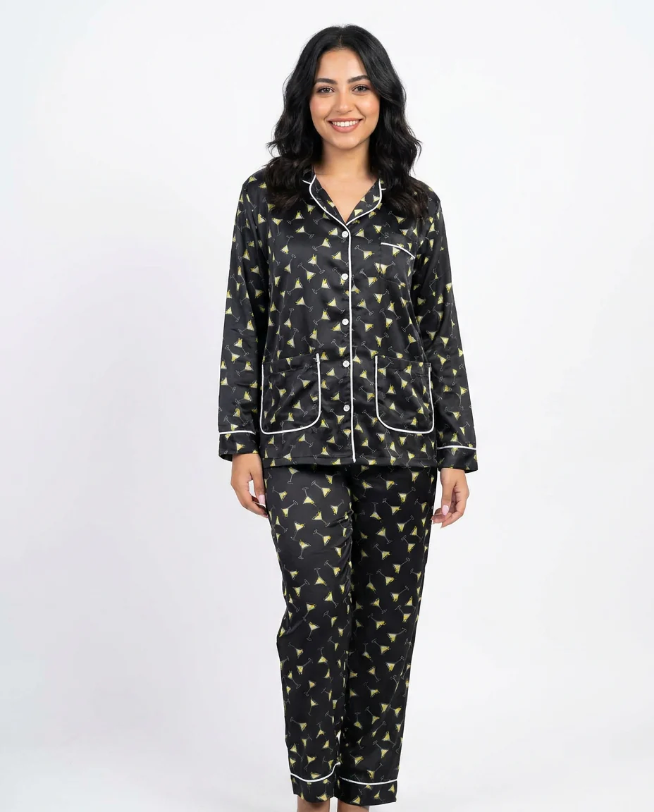 Women Satin Pyjama