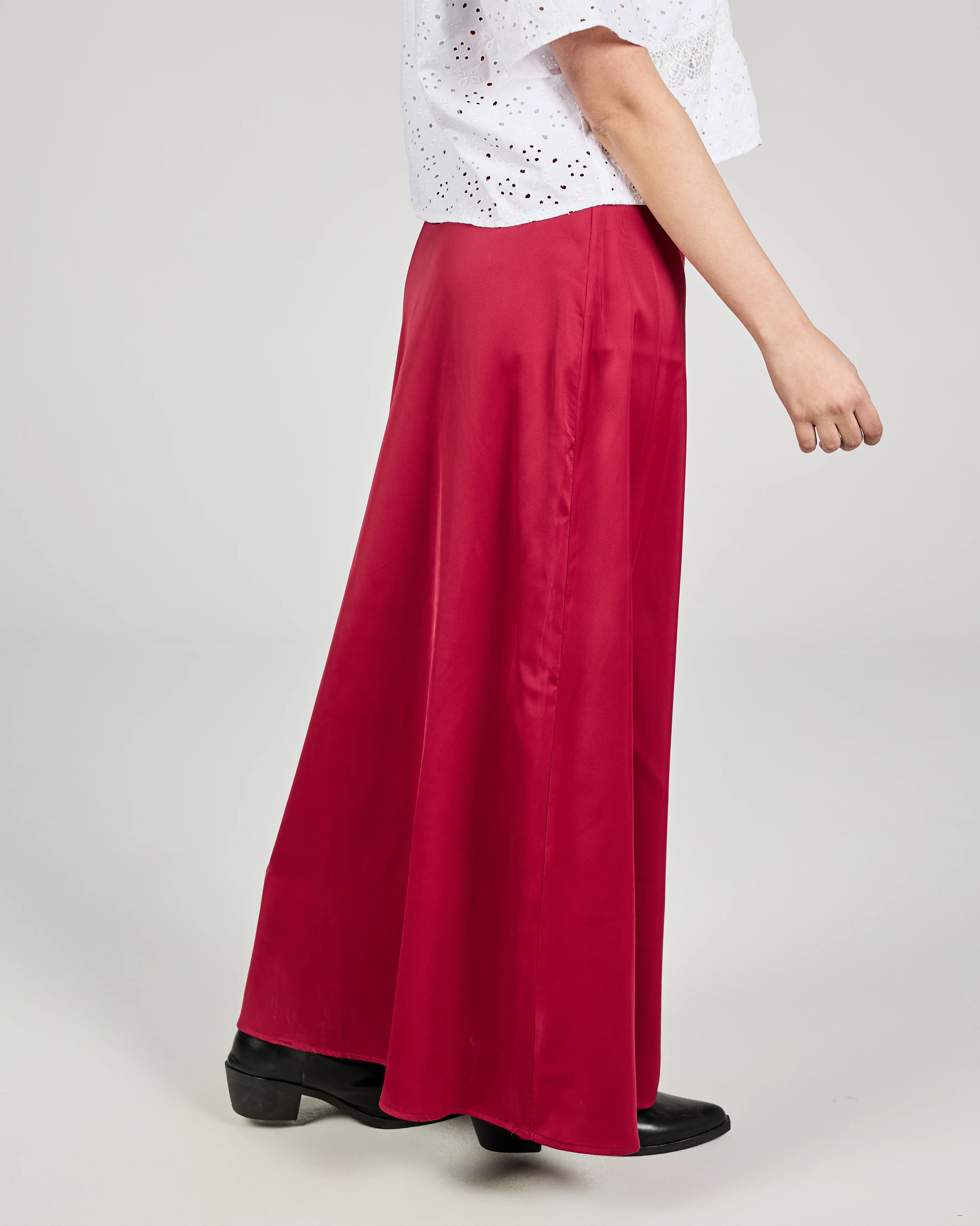 Women Satin Skirt - Image 5
