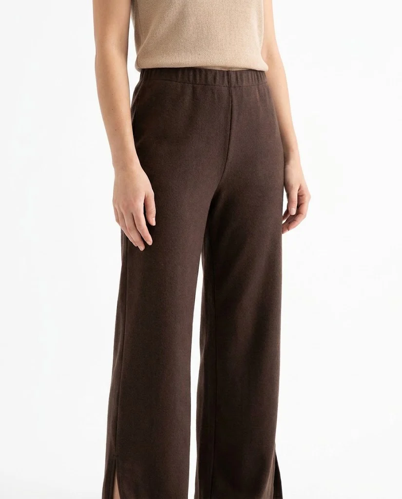 Summer Melton Pants with Front Slit - Image 2