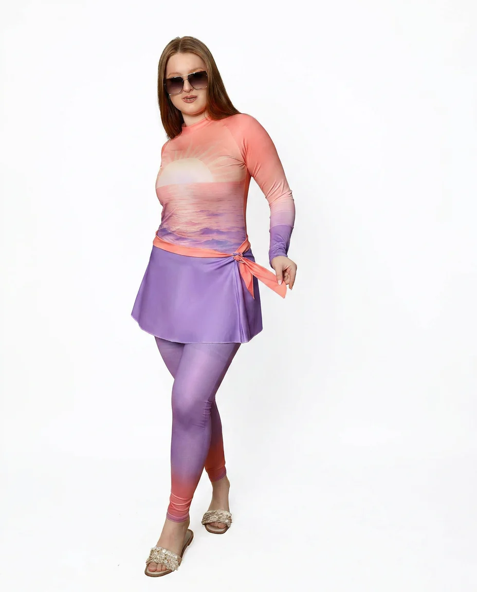 Sunrise Elegance Burkini Set - Image 2