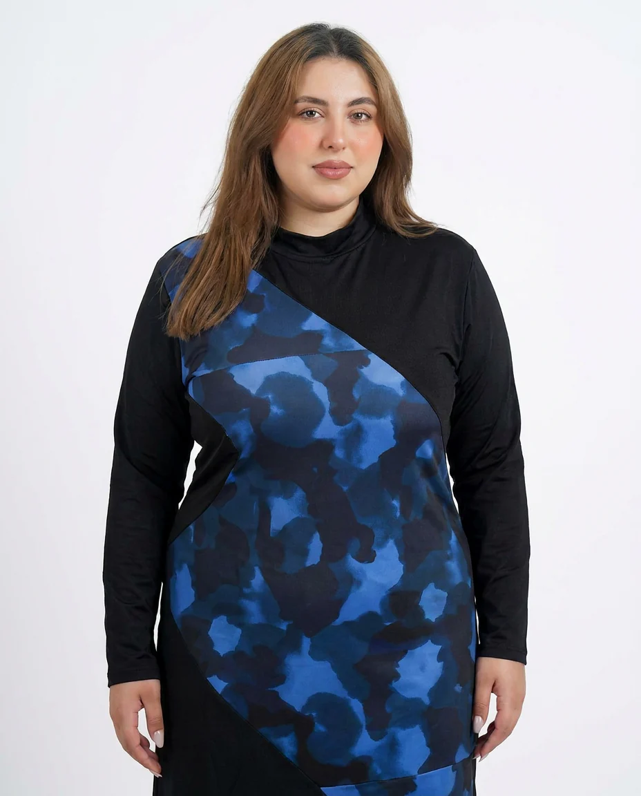 Plus Size Azure Oasis Burkini Set