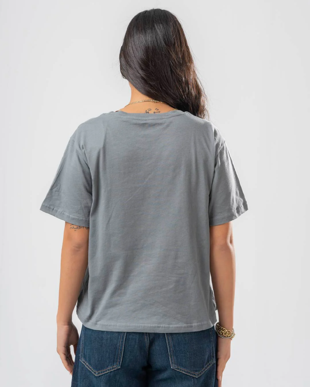 Women T-Shirt Bonjour Printed - Image 6