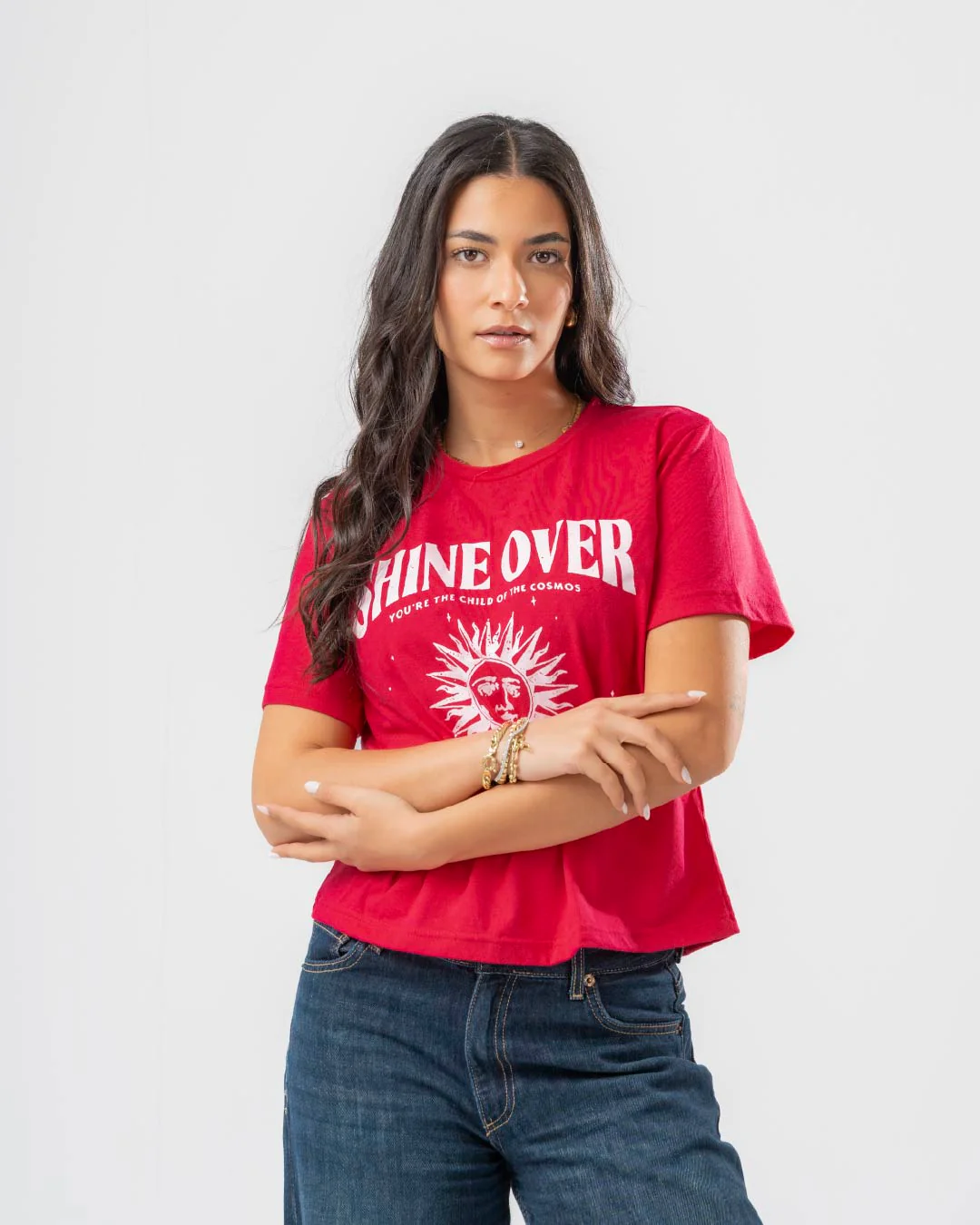 Women T-Shirt Shine Over Printed - Image 10