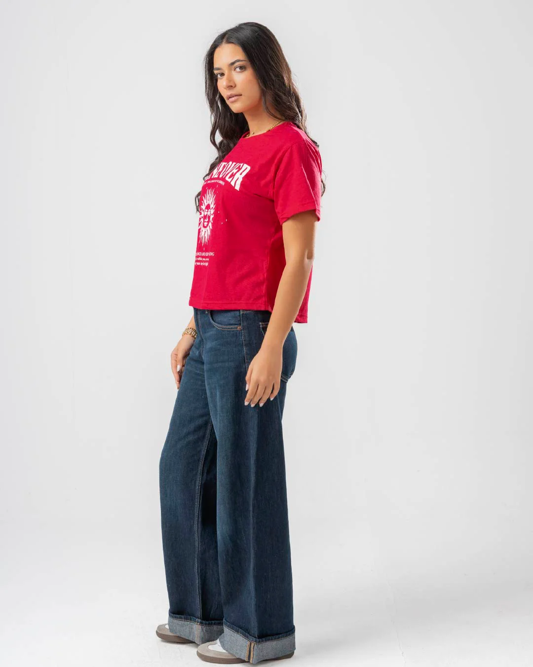 Women T-Shirt Shine Over Printed - Image 8