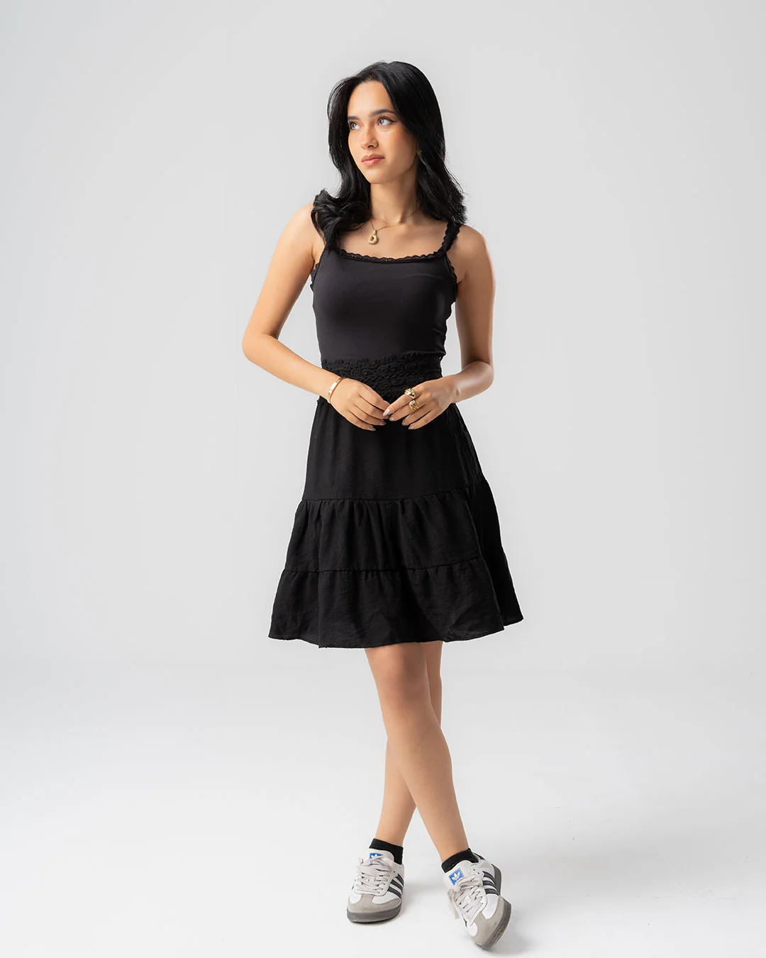 Womens Guipure Knee Skirt - Image 6