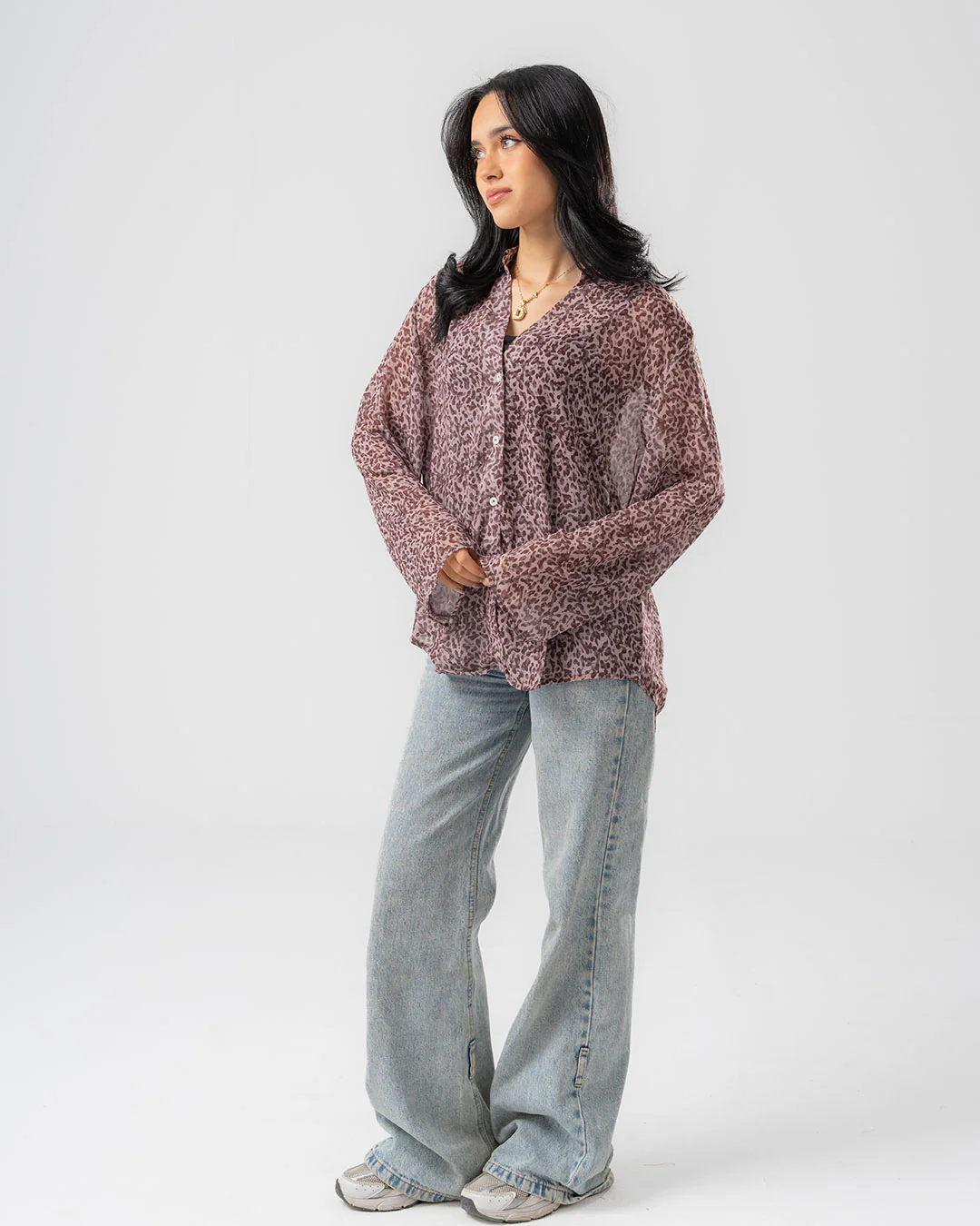 Tiger Print Blouse - Image 5