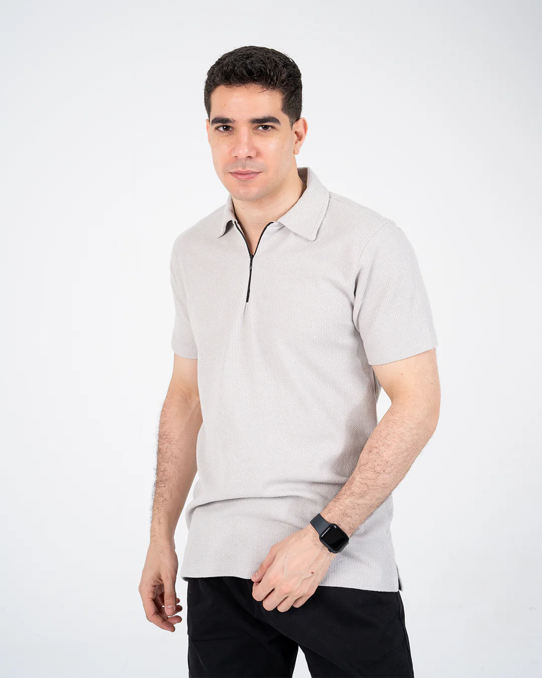 Zipper Polo T-Shirt - Image 3