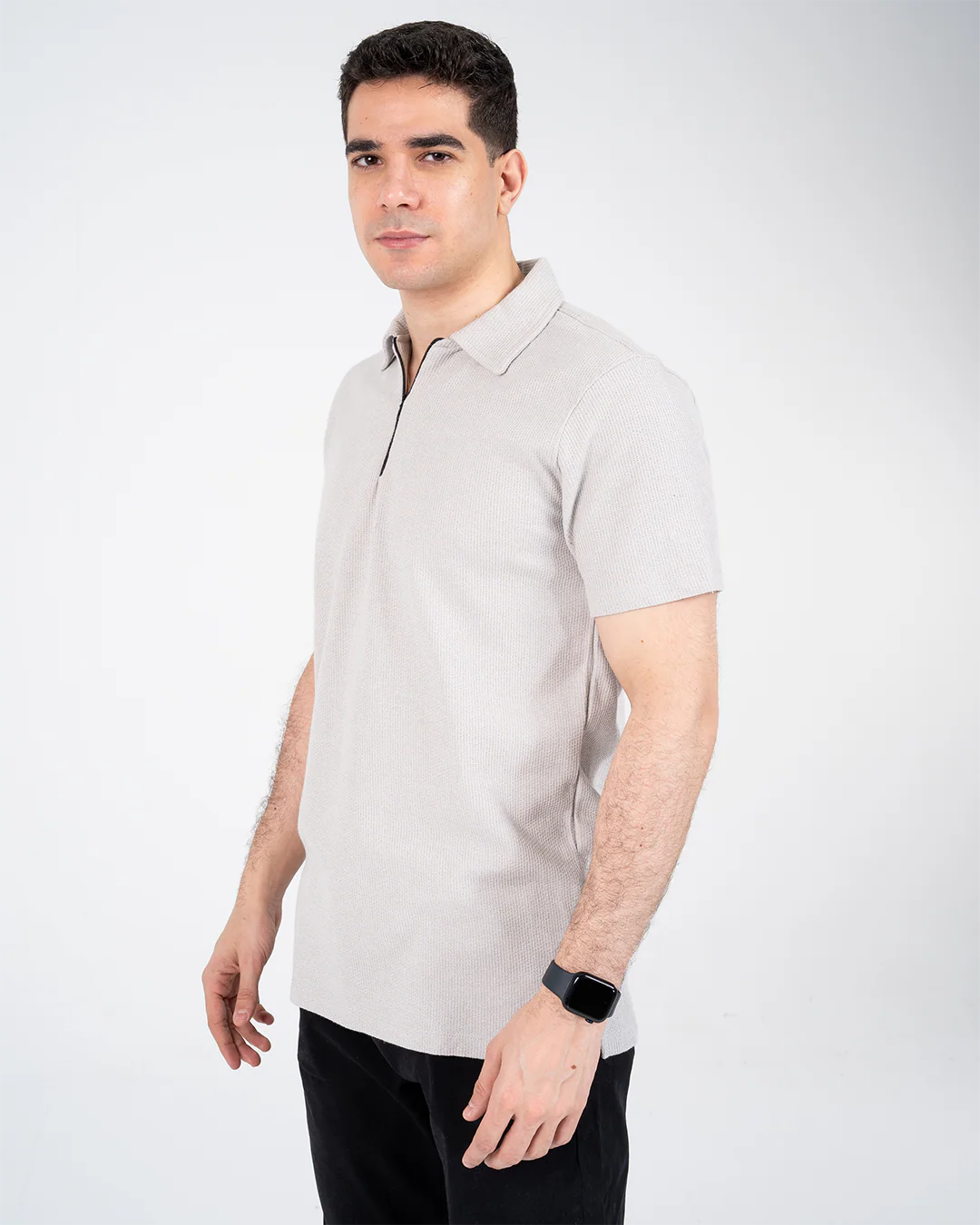 Zipper Polo T-Shirt - Image 4