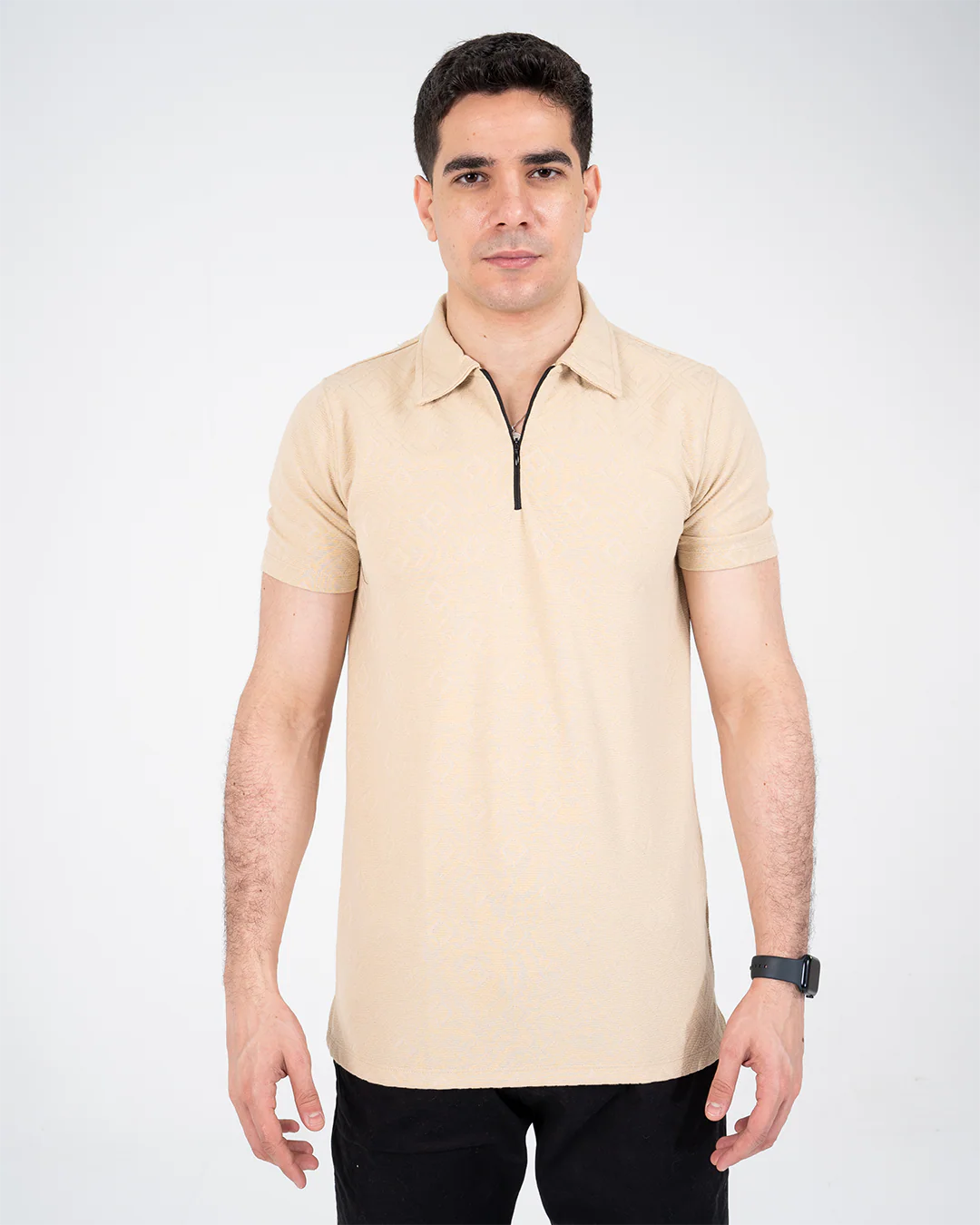 Zipper Polo T-Shirt - Image 5