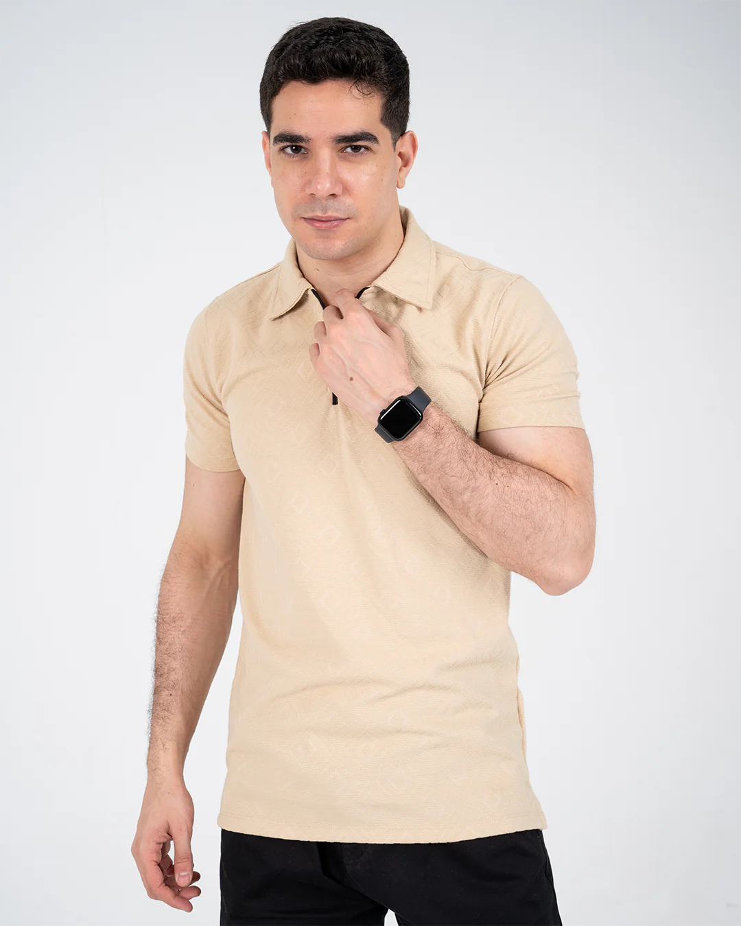 Zipper Polo T-Shirt - Image 6